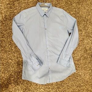 Calvin Klein Men's Sz Medium Non-Iron Dress Shirt